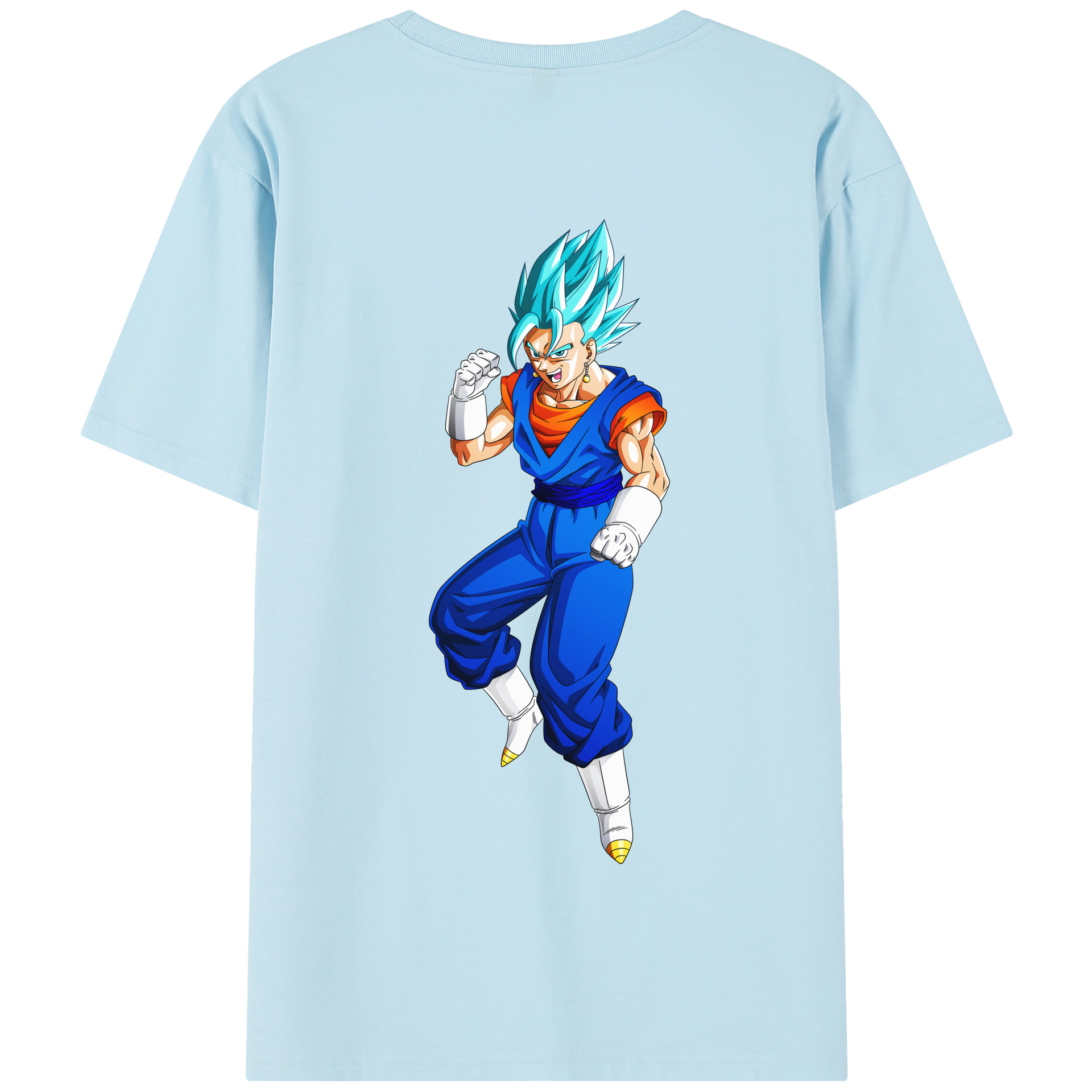 （画像用） ドラゴンボール ベジット DRAGON BALL Vegetto 綿100％半袖Tシャツ（背面プリント）